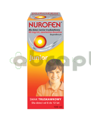 Nurofen Junior, 40mg/ml, zawiesina doustna dla dzieci, smak truskawkowy, 100 ml