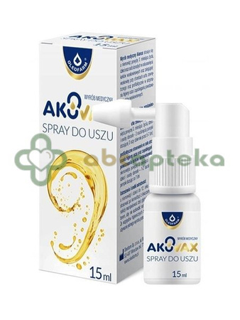 Akuvax spray do uszu 15 ml