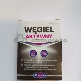 Węgiel Aktywny, 30 kapsułek