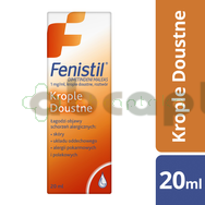 Fenistil, 1 mg/ml, krople doustne, 20 ml