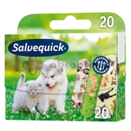 Salvequick Animal Planet, plastry z opatrunkiem, 20 sztuk