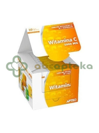Apteo, Witamina C 1000, 10 x 15 kapsułek