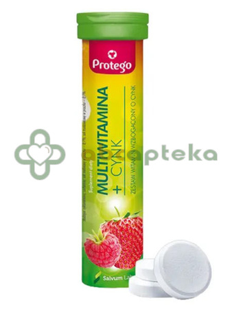 Protego Multiwitamina + Cynk,  20 tabletek musujących