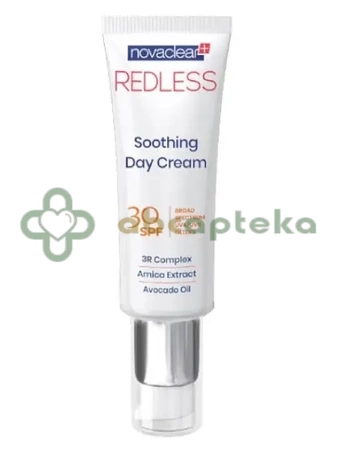 Novaclear Redless, krem wzmacniający na dzień do cery naczynkowej SPF 30,  50 ml