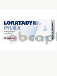 Loratadyna Pylox, 10 mg, 10 tabletek