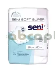 Seni Soft Super, podkłady higieniczne, 90 cm x 60 cm, 5 sztuk