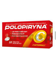 Polopiryna C, 10 tabletek musujących