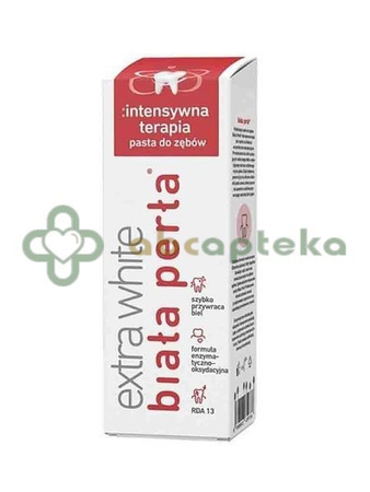 Biała Perła, Intensywna Terapia, pasta do zębów, 75 ml