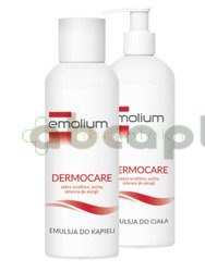 Emolium Dermocare, Emulsja do kąpieli 400 ml + emulsja do ciała 400 ml