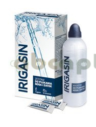 Irigasin, zestaw do płukania nosa i zatok, 12 saszetek + irygator