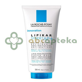 La Roche-Posay Lipikar Syndet AP+, krem myjący, 200 ml