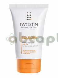 Iwostin Solecrin Emulsja ochronna SPF50+, 100 ml | DATA WAŻNOŚCI 31.03.2026
