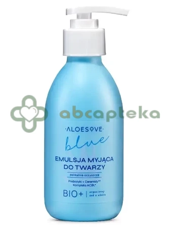 Sylveco Aloesove, Blue, Emulsja myjąca do twarzy,  190 ml