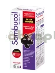 Sambucol Extra Strong, płyn dla dorosłych, 120 ml