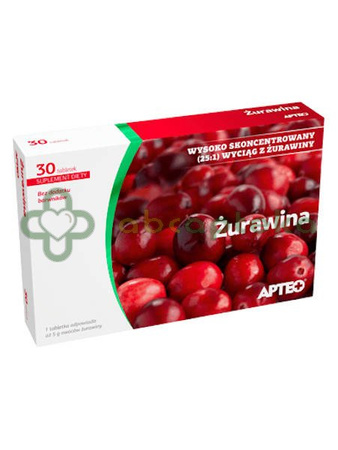 Żurawina APTEO ,30 tabletek