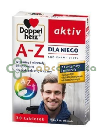 Doppelherz aktiv A-Z Dla Niego, 30 tabletek