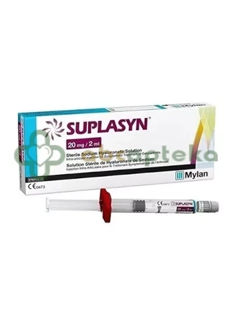 Suplasyn 20 mg / 2 ml, 1 ampułkostrzykawka