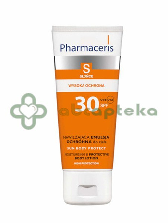 Pharmaceris S Sun, nawilżająca emulsja ochronna do ciała, SPF30, 150 ml