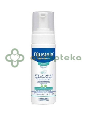Mustela Stelatopia, szampon w piance, 150 ml