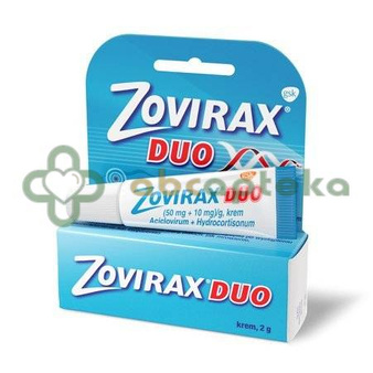 Zovirax Duo (50mg+10mg)/g, krem, 2g
