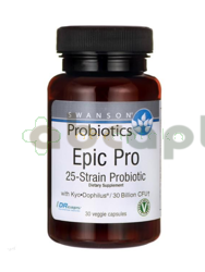 Swanson Epic Pro 25 - Strain Probiotic, 30 kapsułek