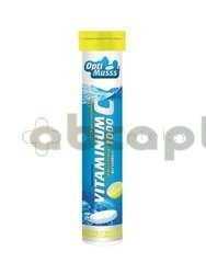 Vitaminum C 1000 Optimuss 20 tabletek musujących