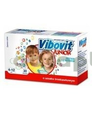 Vibovit Junior truskawkowy, 30 saszetek
