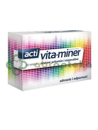 Acti Vita-miner, 60 tabletek | DATA WAŻNOŚCI 31.10.2025