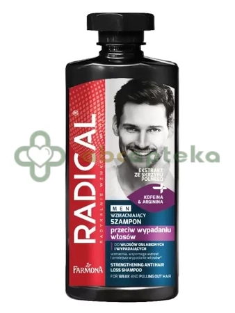 Radical Men, wzmacniający szampon przeciw wypadaniu włosów, 400 ml