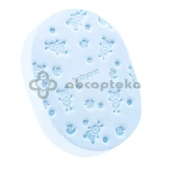 Babyono gąbka kąpielowa dla dzieci i niemowląt, 1640/02, niebieska, 1 sztuka