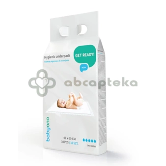 Babyno podkłady higieniczne do przewijania, 40 cm x 60 cm, 10 sztuk 