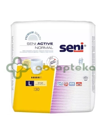 Seni Active Normal, majtki chłonne, rozmiar L, 30 sztuk