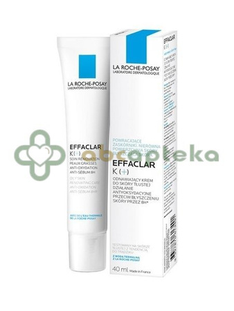 LA ROCHE Effaclar K+ odnawiający krem do skóry tłustej 40 ml