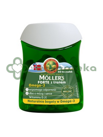 Tran Mollers forte, 60 kapsułek