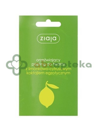 Ziaja peeling do twarzy limonkowo-cytrusowy 7 ml