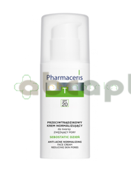 Pharmaceris T Sebostatic, przeciwtrądzikowy krem normalizujący do twarzy, zwężający pory, 50 ml