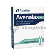 Avenalax 2 g, 10 czopków