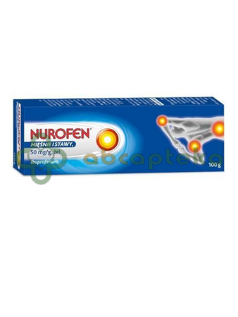 Nurofen Mięśnie i Stawy, 50 mg/g, żel, 100 g