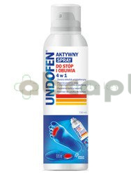 Undofen Aktywny Spray do stóp i obuwia 4w1 150 ml