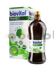 Biovital Pamięć, płyn, 1000 ml | DATA WAŻNOŚCI 28.02.2026