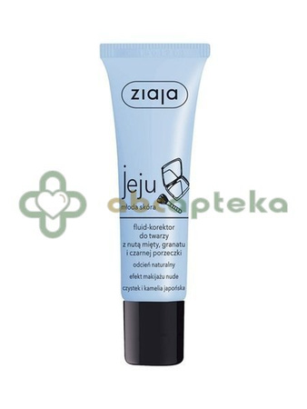 Ziaja jeju młoda skóra fluid-korektor do twarzy 30 ml