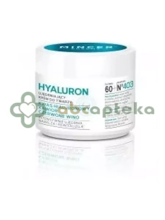 Mincer Pharma Hyaluron, nawilżająco-ujędrniający krem do twarzy 60 +, 50 ml