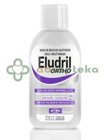 Eludril Ortho, płyn do płukania jamy ustnej,  500 ml