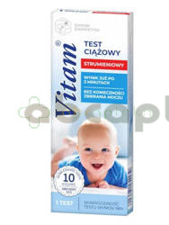 Vitam, test ciążowy strumieniowy, 1 sztuka