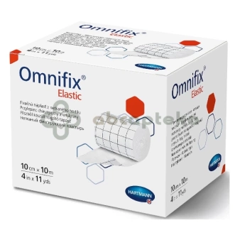 OmniFix Elastic, elastyczny, hipoalergiczny przylepiec wkłókninowy do mocowania opatrunków, 10 cm x 10 m, 1 sztuka