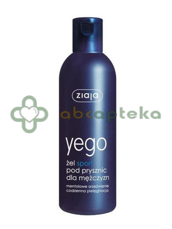 Ziaja Yego Sport, żel pod prysznic dla mężczyzn, 300 ml