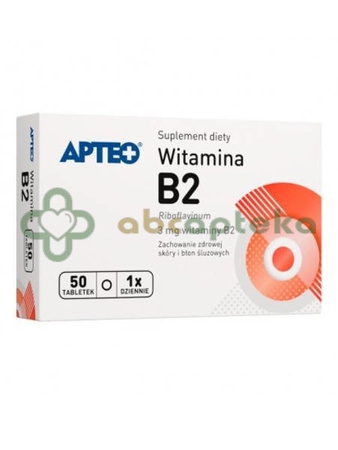 Witamina B2 APTEO, 50 tabletek 