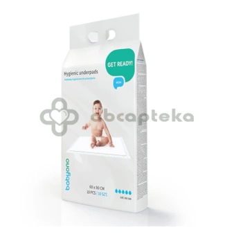 Babyno podkłady higieniczne do przewijania, 60 cm x 90 cm, 10 sztuk 