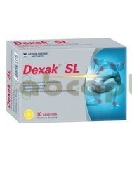 Dexak SL, 25 mg, granulki do sporządzania roztworu doustnego, 10 saszetek