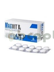 Magvit B6, 50 tabletek dojelitowych